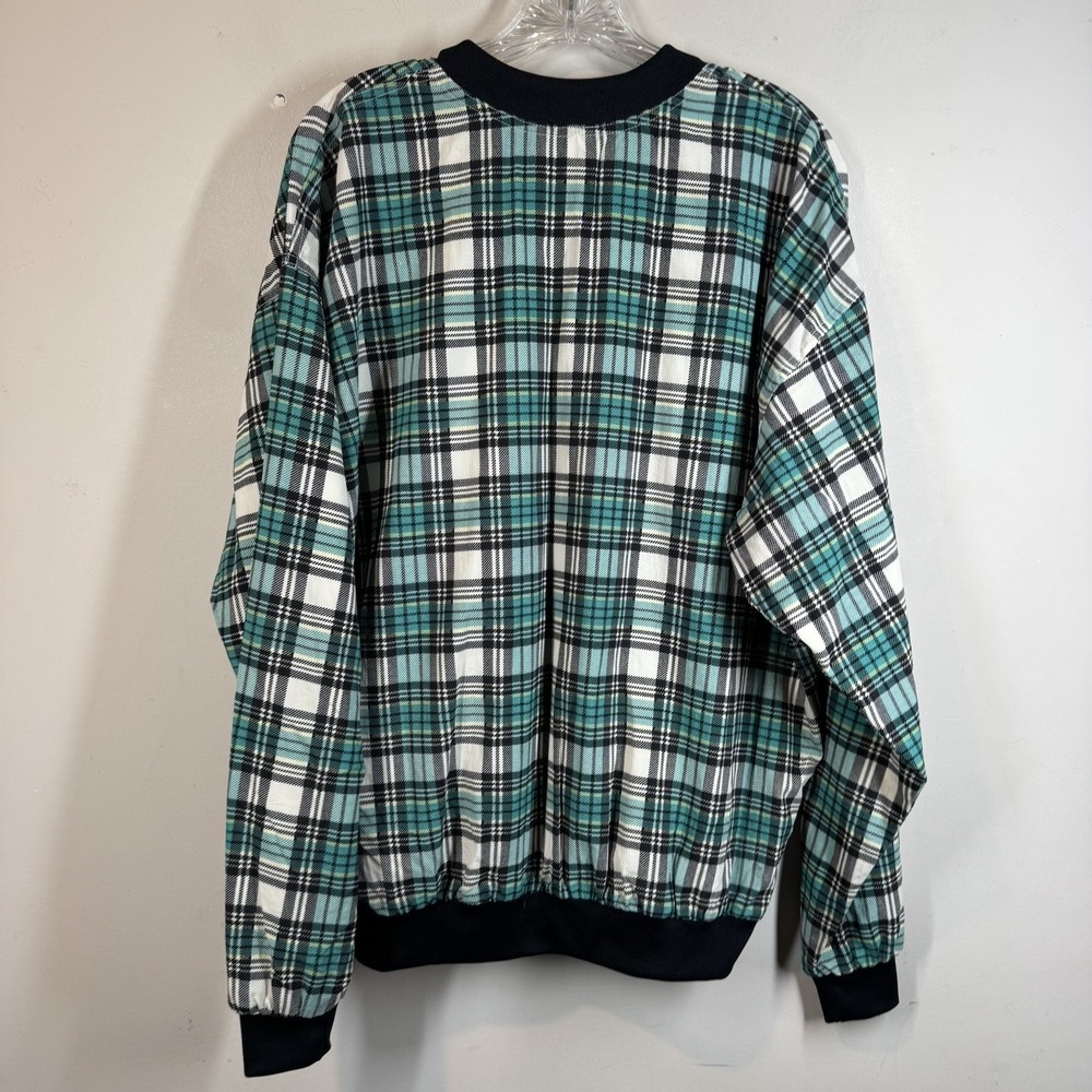 Winner Mate Golf Collection Monterey Peninsula CC Pebble Beach Pullover Plaid M - Picture 15 of 16